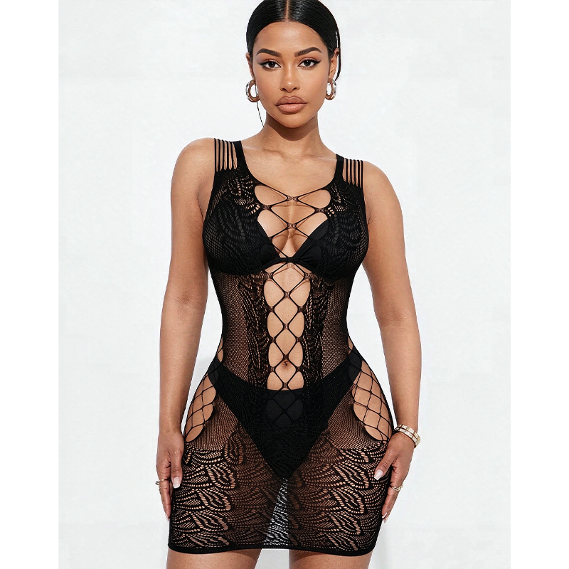 섹시한 란제리, 여성용 시스루 바디콘 드레스, 할로윈  - Sexy Mesh Sheer Bodycon Dress 리뷰 및 가격